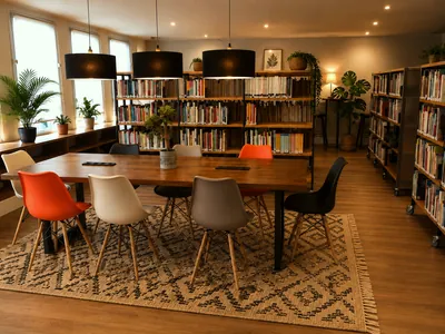 Une bibliothèque dans le XVIe