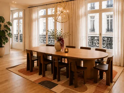 Une salle de réception à Haussmann